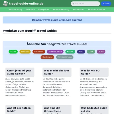 Screenshot travel-guide-online.de