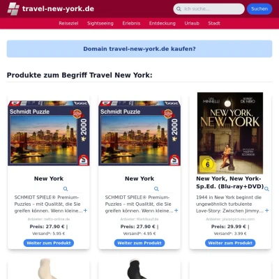 Screenshot travel-new-york.de