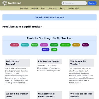 Screenshot trecker.at