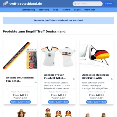 Screenshot treff-deutschland.de