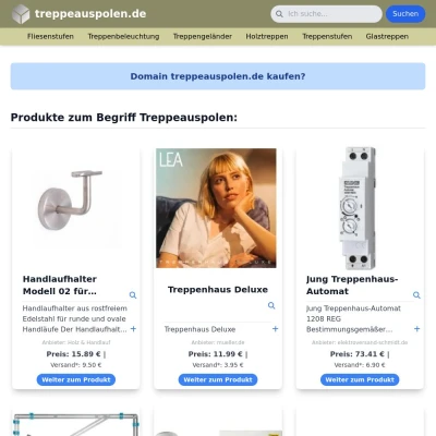 Screenshot treppeauspolen.de