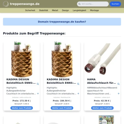 Screenshot treppenwange.de