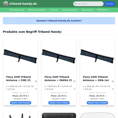 Screenshot triband-handy.de
