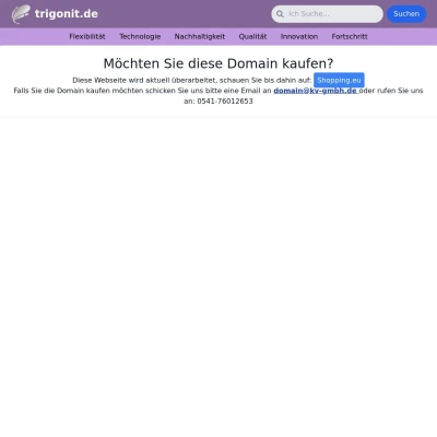 Screenshot trigonit.de