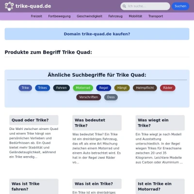 Screenshot trike-quad.de