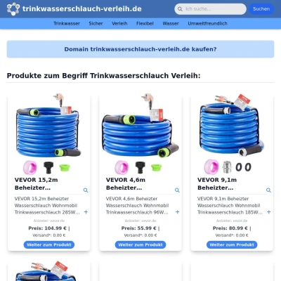 Screenshot trinkwasserschlauch-verleih.de