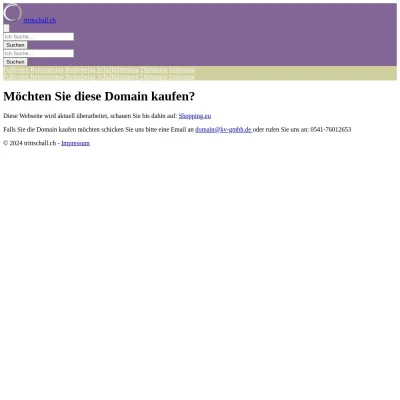 Screenshot trittschall.ch