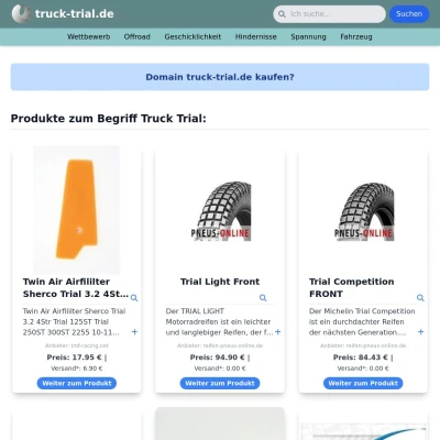 Screenshot truck-trial.de