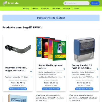 Screenshot trwc.de