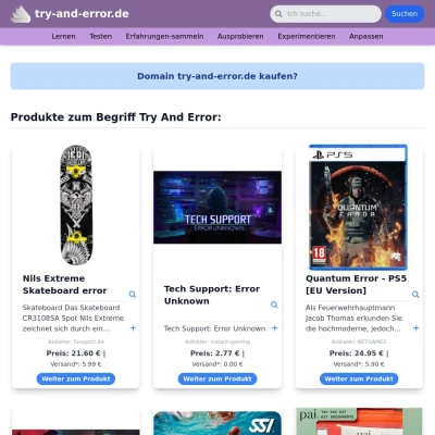 Screenshot try-and-error.de