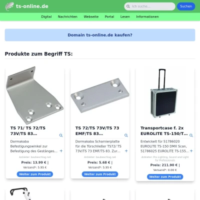 Screenshot ts-online.de