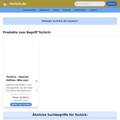 Screenshot tschick.de