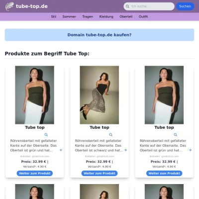 Screenshot tube-top.de