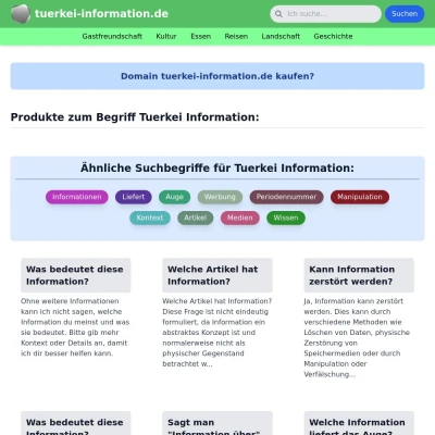 Screenshot tuerkei-information.de