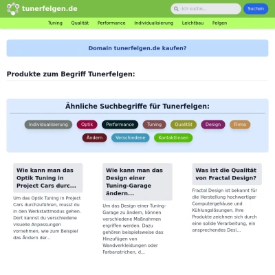 Screenshot tunerfelgen.de