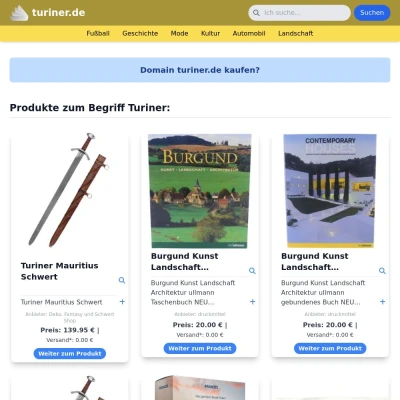 Screenshot turiner.de
