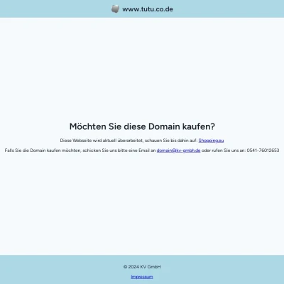 Screenshot tutu.co.de