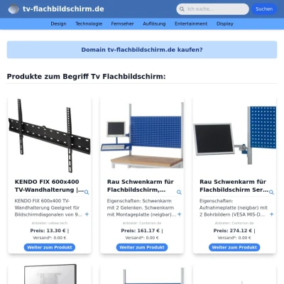 Screenshot tv-flachbildschirm.de