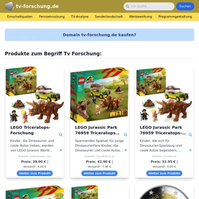 Screenshot tv-forschung.de