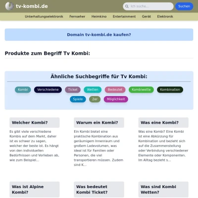 Screenshot tv-kombi.de