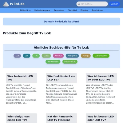 Screenshot tv-lcd.de