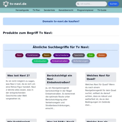 Screenshot tv-navi.de