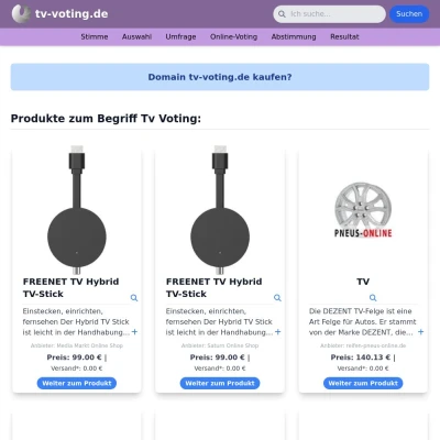Screenshot tv-voting.de