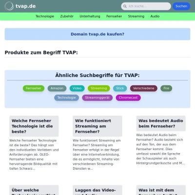 Screenshot tvap.de