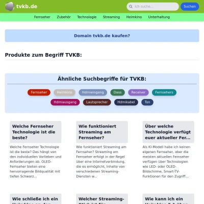 Screenshot tvkb.de