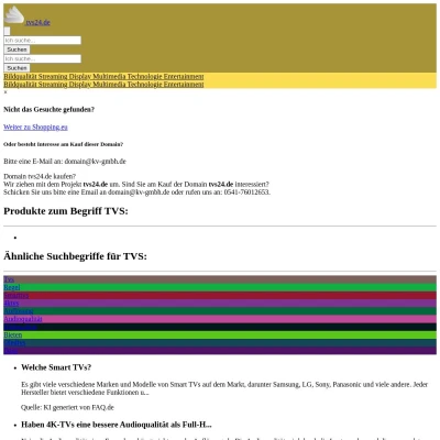 Screenshot tvs24.de