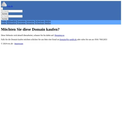 Screenshot tvsc.de