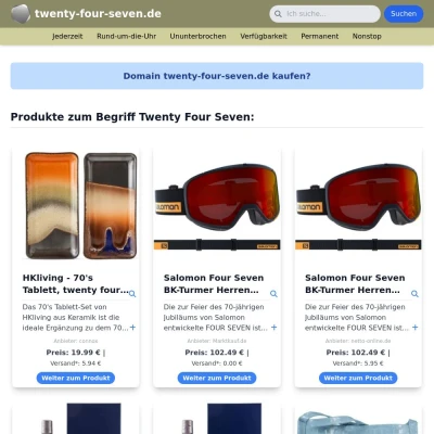 Screenshot twenty-four-seven.de