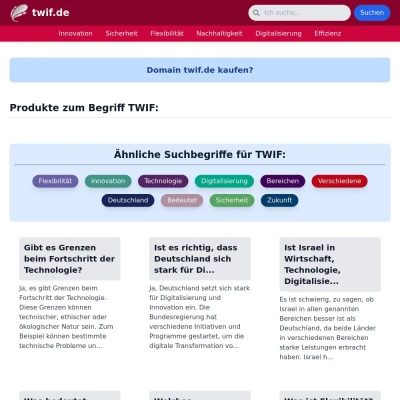 Screenshot twif.de