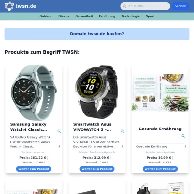 Screenshot twsn.de