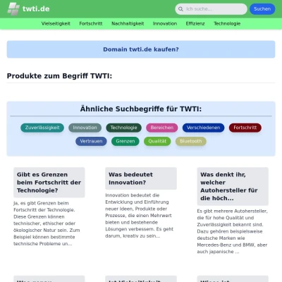 Screenshot twti.de