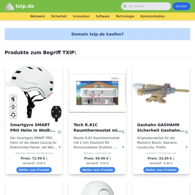 Screenshot txip.de