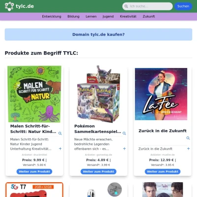 Screenshot tylc.de