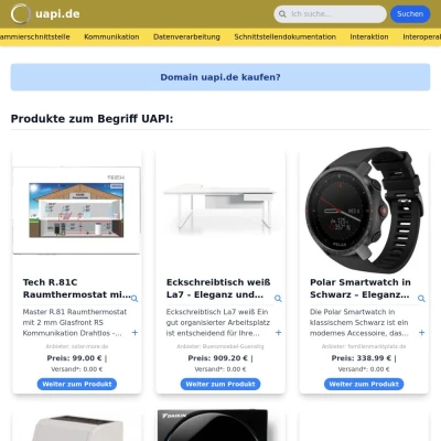 Screenshot uapi.de