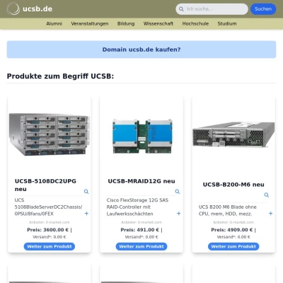 Screenshot ucsb.de