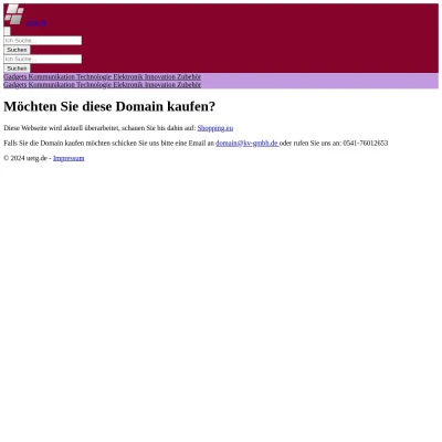 Screenshot uetg.de