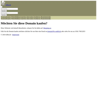 Screenshot ufbm.de