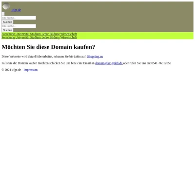 Screenshot ufge.de