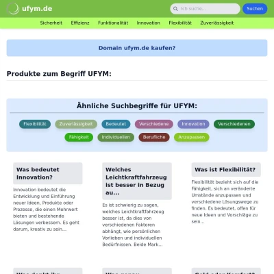 Screenshot ufym.de