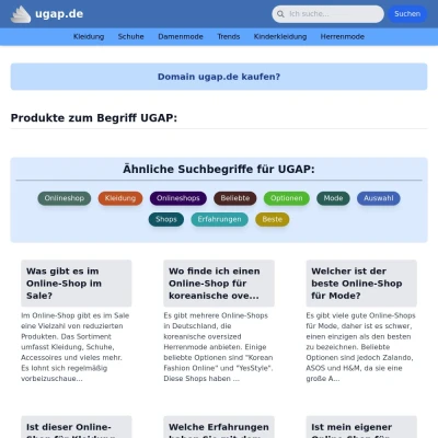 Screenshot ugap.de