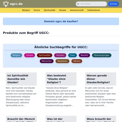 Screenshot ugcc.de