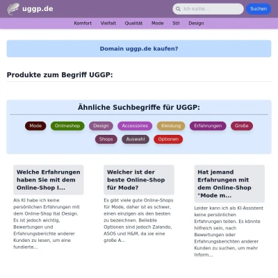 Screenshot uggp.de