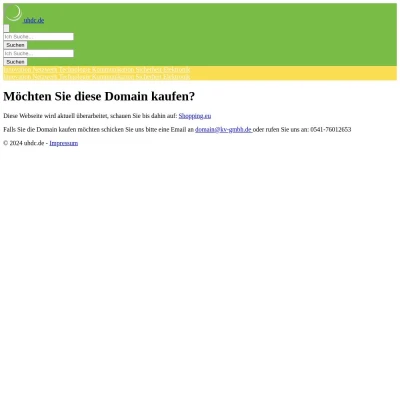 Screenshot uhdc.de
