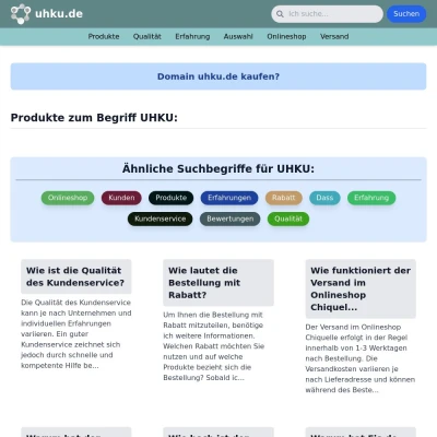 Screenshot uhku.de