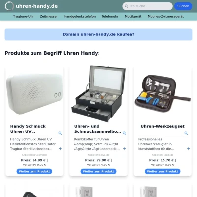Screenshot uhren-handy.de