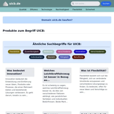 Screenshot uicb.de